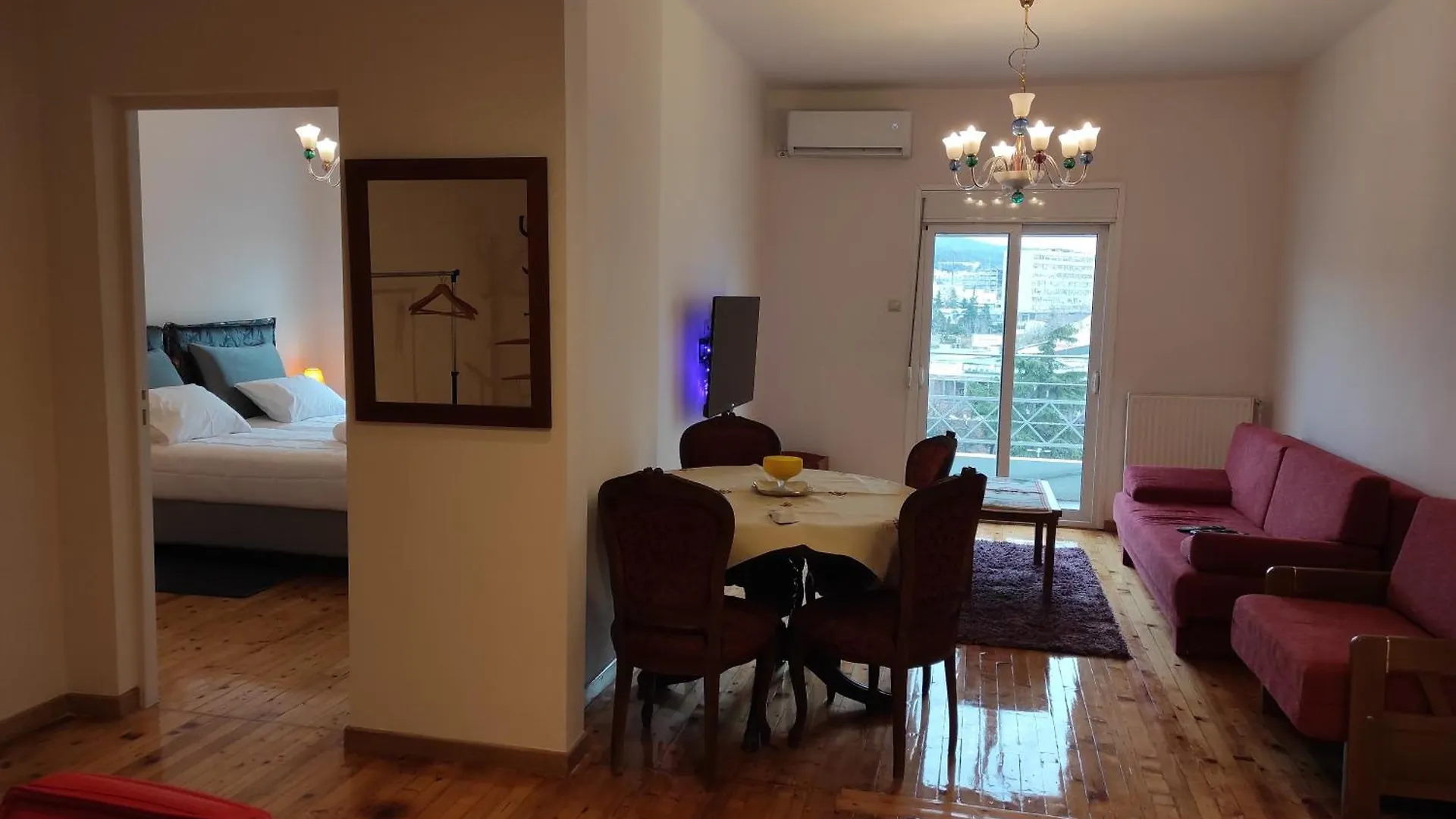 Atelier Poly - Two Bedroom Apartment For 5 Persons -50M To Metro Sintrivani Station- 6Th Floor Plain View - Center - Thessaloniki Greece
